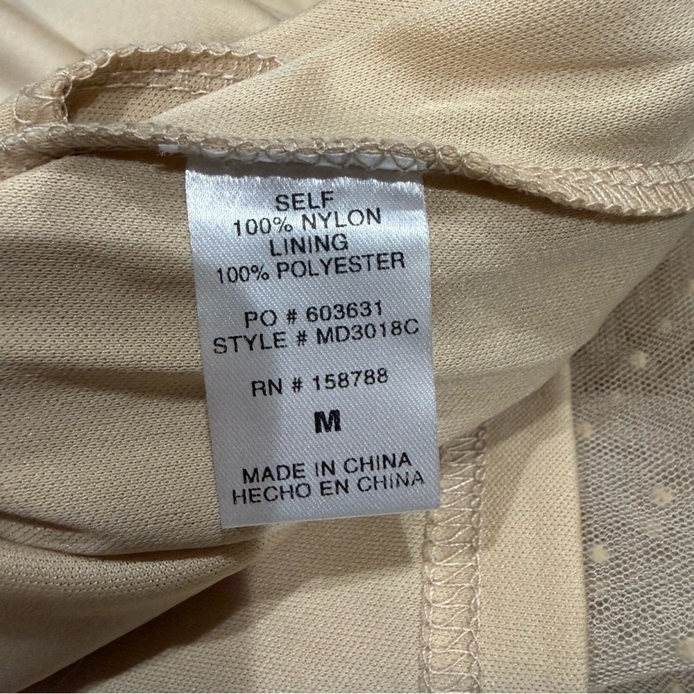 MARBLE Cream Puff Sleeve Mini Dress - Picture 9 of 9